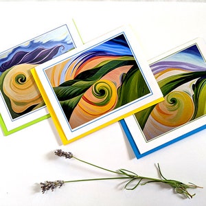 Box Card Set E, Botanische Kaart, Notitiekaart, Blanco Kaart, Fine Art Kaart