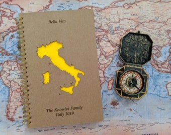 Italy Vacation Journal | Italy Travel Gift | Italy Sketchbook | Italy Honeymoon | Italy Anniversary| Graduation Gift| Italy Student Exchange