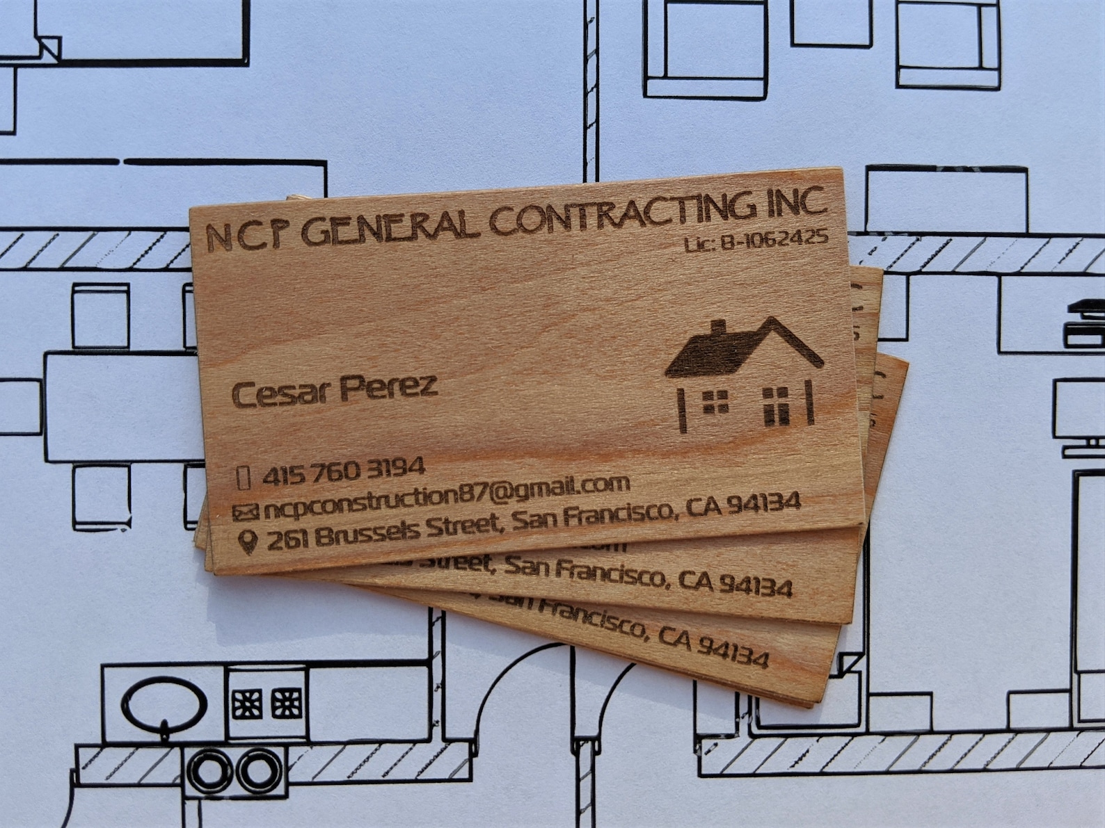 Biglietti da visita in legno / Biglietti da visita unilaterali Etsy