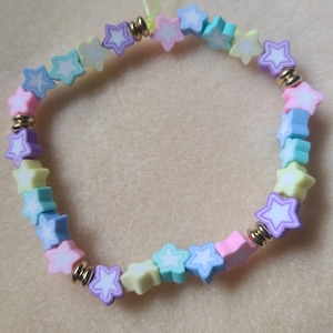 Pastel star bracelet