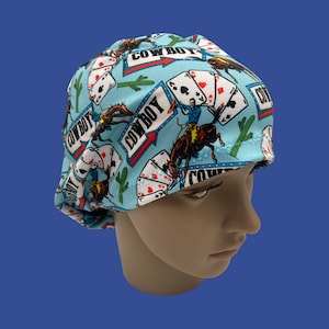 chapéu de cowboy, boné estilo cacto, boné cirúrgico ocidental