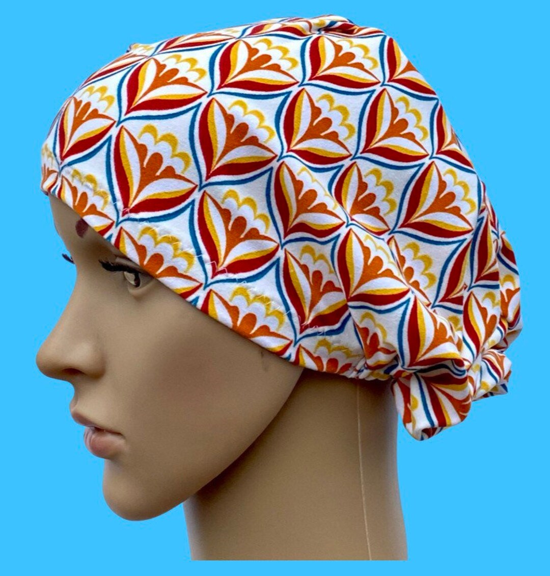 Surgical Cap/ Soft Scrub Hat/ Retro Scrub Cap Etsy