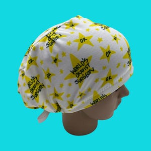 World okayist surgeon  scrub hat, surgery euro style scrub cap,  surgical cap