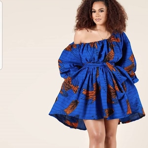 EFE African print dress, Ankara dress with belt, off shoulder Ankara dress, ankara dress,stylish dress,Modern ankara dress, summer trends