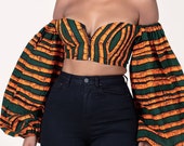 TOSIN aftican print crop top,ankara crop top,Ankara fashion,ankara style,African print style,black friday sales,African shop,classy top