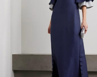African dress, silk dress, maxi dress, women clothing, wedding guest dress,african birthday dress, party dress women, special occasion dress