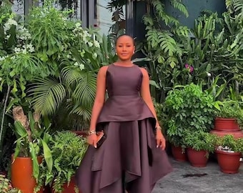 African set, skirt and top , women clothing, wedding guest dress,african birthday dress, party dress women, special occasion dress