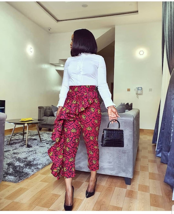 MONA African Print Jumpsuit, Ankara Jumpsuit,african Print Fabric