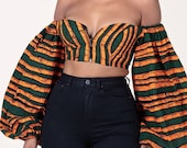 TOSIN aftican print crop top,ankara crop top,Ankara fashion,ankara style,African print style,black friday sales,African shop,classy top