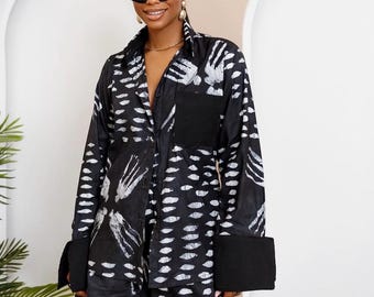 African Print Set, Ankara shirts and shorts, Women's Fashion, summer trends