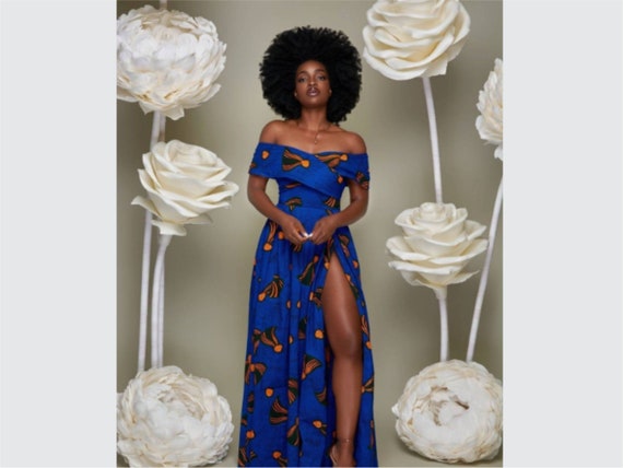 off shoulder long african dress Amazon.com: XIAOHUAGUA African Dresses Women's Dashiki African Print  Elegant Off Shoulder Bodycon Pencil Maxi Dress : Clothing, Shoes & Jewelry