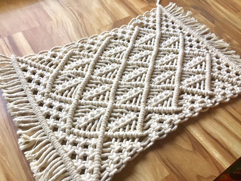 Macrame Placemat Etsy
