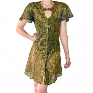 slim fit dress slacks Green Tulle Prom Corset Dress with Floral Embroidery – VintageMist main image 0