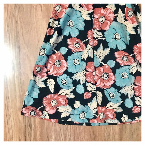 Vintage Floral High Rise Skirt - image 3