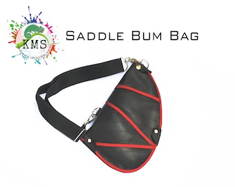 Saddle Bum Bag - Pochette à bandoulière en chambres à air de pneus recyclés - sac à bandoulière