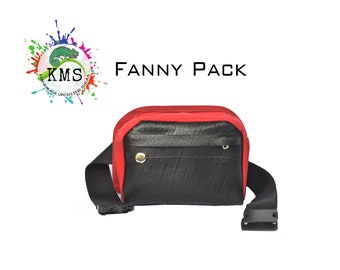 Fany pack made of recycled tires' inner tube