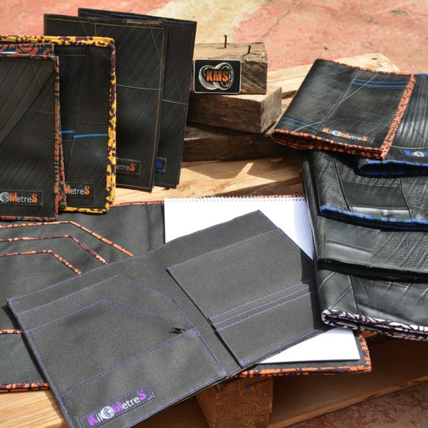 Note book cover - made of recycled inner tubes