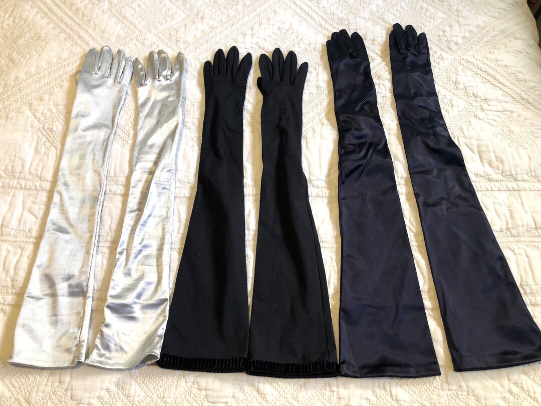 Vintage Long Evening Glove Collection Etsy