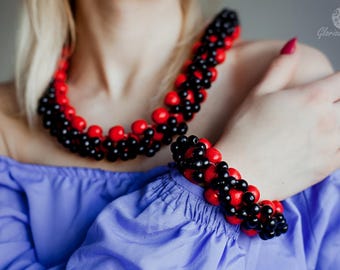 Korali "Berries" with bracelet