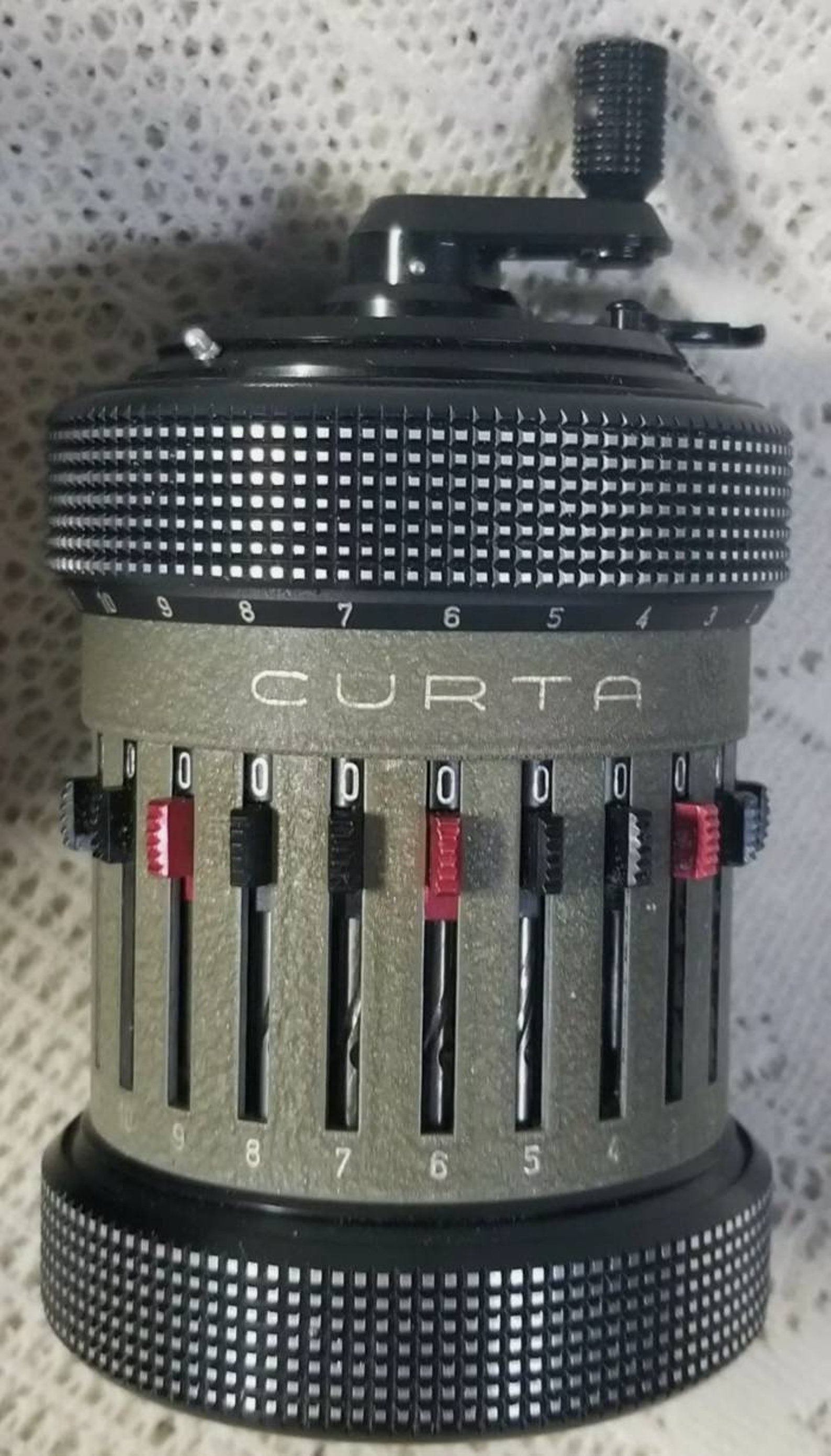 Rare Curta 2 mechanical Calculator and Case Excellent Etsy