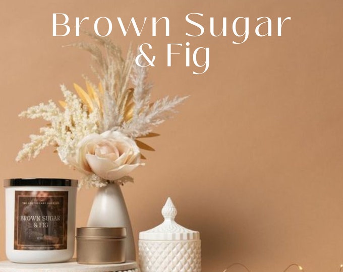 Brown Sugar & Fig Soy Wax Candles