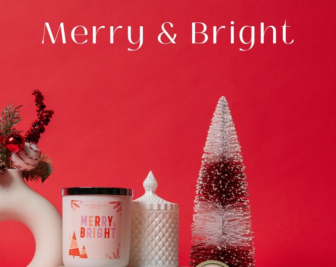 Merry and Bright Soy Wax Candles