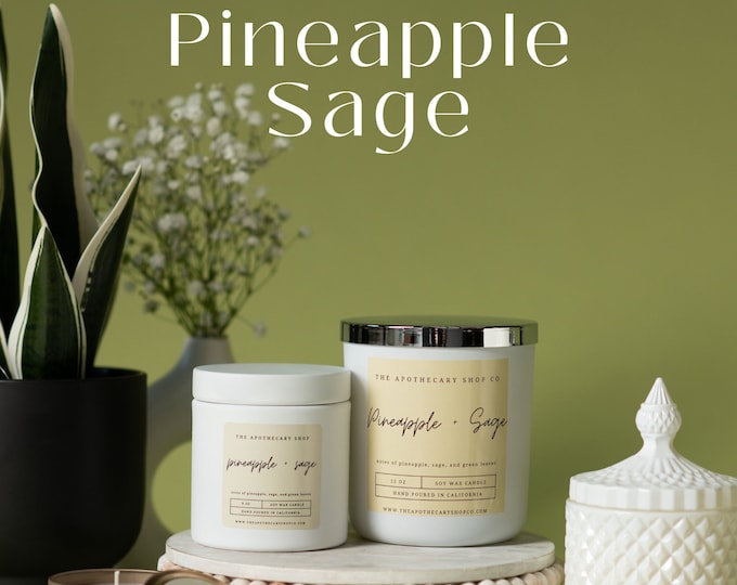 Pineapple Sage Soy Wax Candle