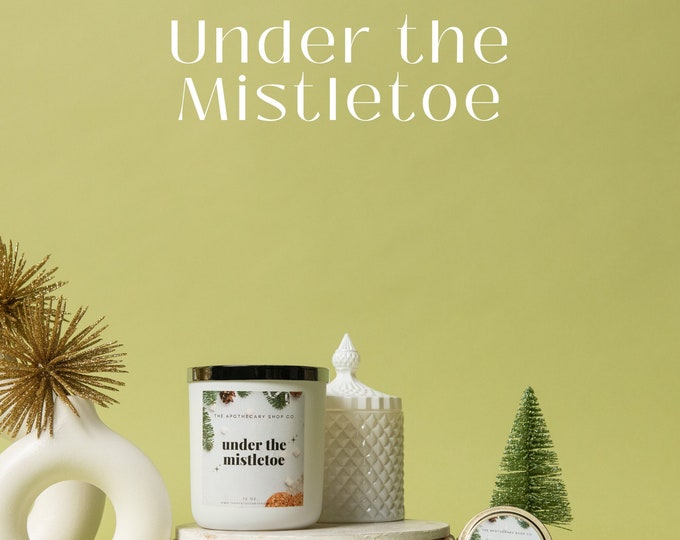 Under the Mistletoe Soy Wax Candles