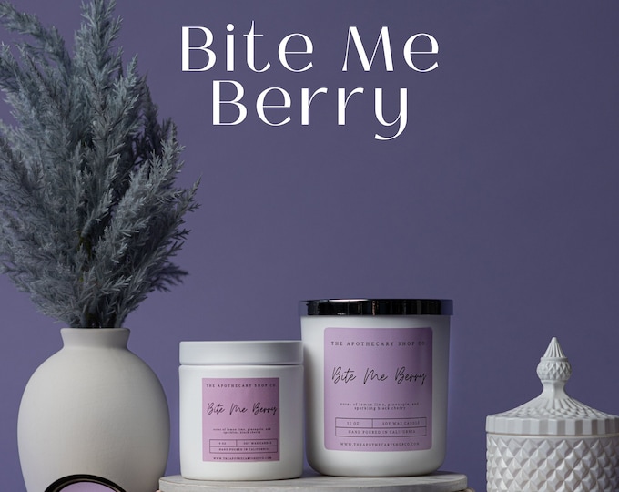Bite Me Berry Soy Wax Candles