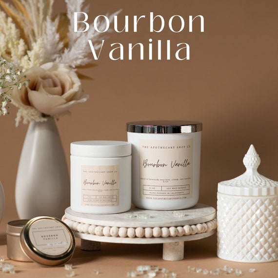 Bourbon Vanilla Soy Wax Candles