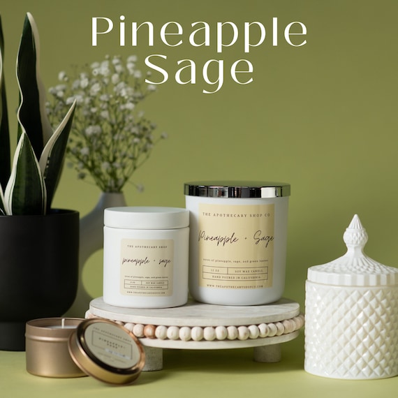 Pineapple Sage Soy Wax Candle