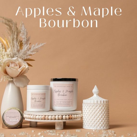 Apples & Maples Bourbon Soy Wax Candles