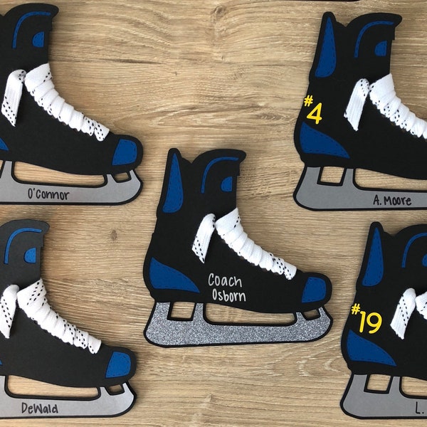 Customizable Hockey Locker Tags