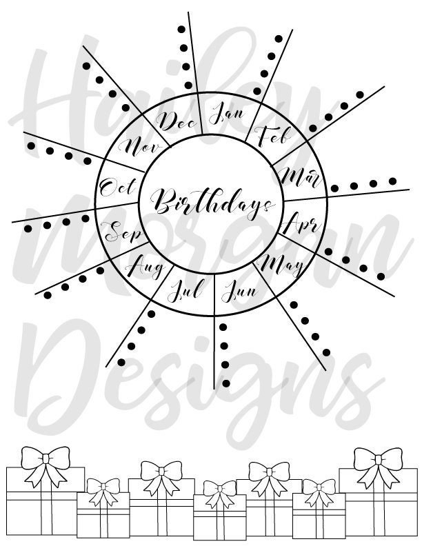Coloring Page Pdf Coloring Pages Pdf Birthday Pdf Birthday - Etsy New