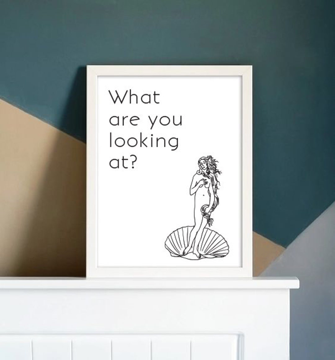 Birth of Venus Pdf, Sassy Quote Wall Art Pdf, Wall Art, Art Printable ...