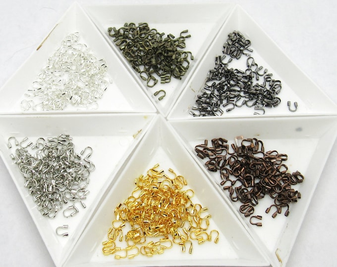 Choice of Tone 90 pcs Brass Guardian Wire Protectors 4.5x4mm (A264L-Q)