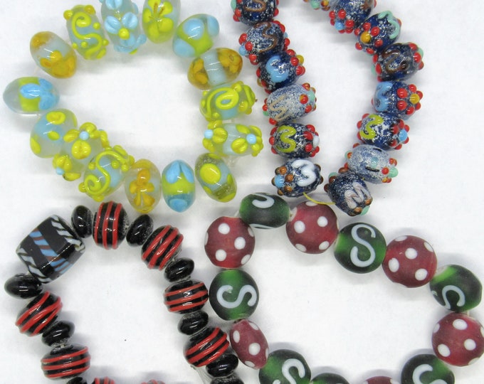 Choice 1 Set Handmade Fancy Glass Lampwork Beads (A50b-d)