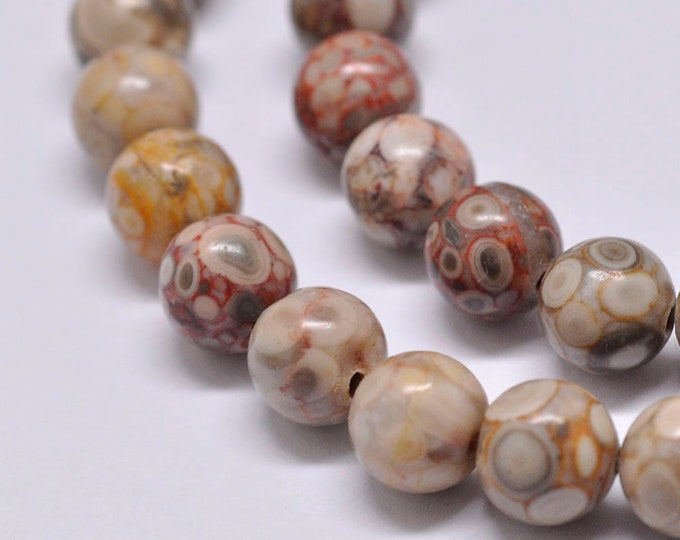 1 Strand 4mm Round Natural Maifanite/Maifan Stone Beads (A270a)