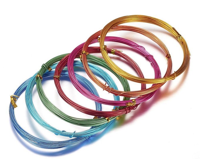 Choice of Color 5M Aluminum Craft Wire 1.5mm Dia. (15g) (A258b1-9)
