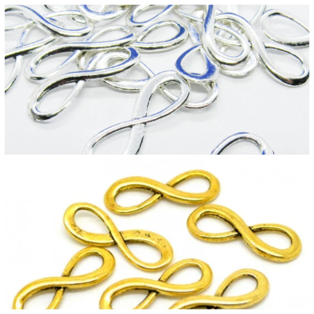 Choice of Color Tone Infinity Connector Links 8 X 23mm (a123f/274k/m ...