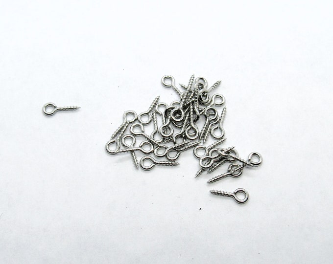 Stainless Steel (304) Screw Eye Bails 10x4mm