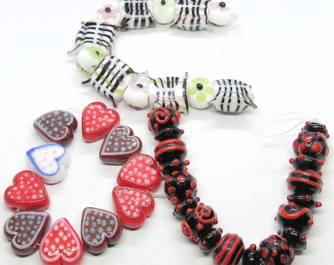 Choice 1 Set Handmade Fancy Glass Lampwork Beads (A208k-m)
