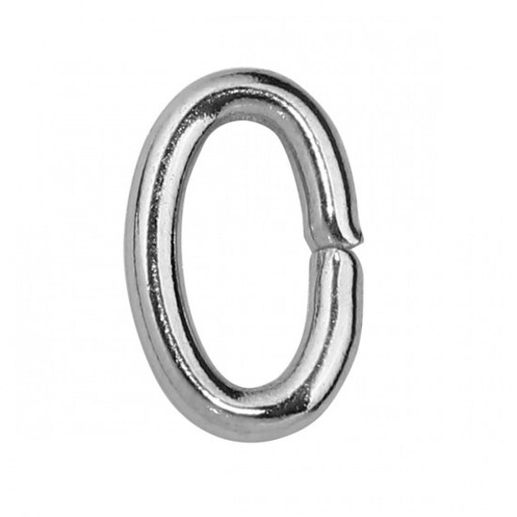 50 (304) Stainless Steel Opened Oval Jump Rings 8x5mm (A370J) - Etsy