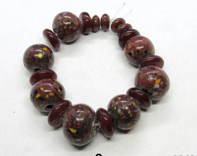 Choice 1 Set Handmade Fancy Glass Lampwork Beads (A134m)