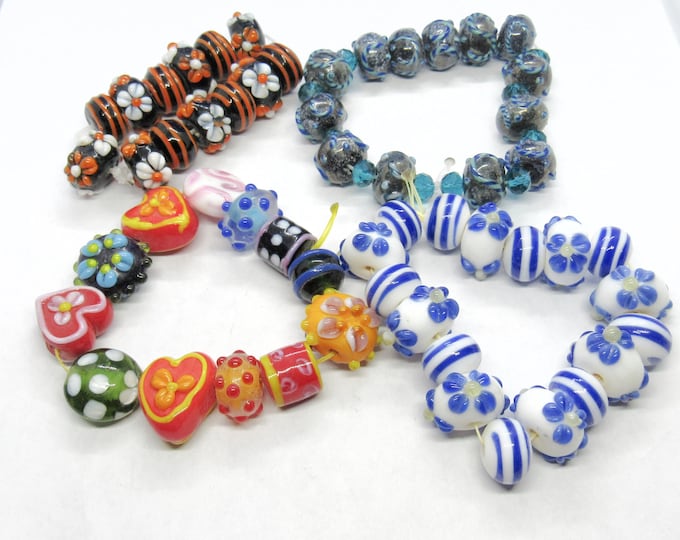 Choice 1 Set Handmade Fancy Glass Lampwork Beads (A181k-m)