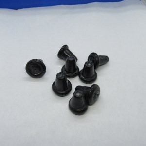 Handmade 20x15mm Black Witch Hat Lampwork Beads  (A131c/d)