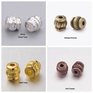 Choice of Color Barrel Spacer Beads 5mm  (A366h/i-402c)