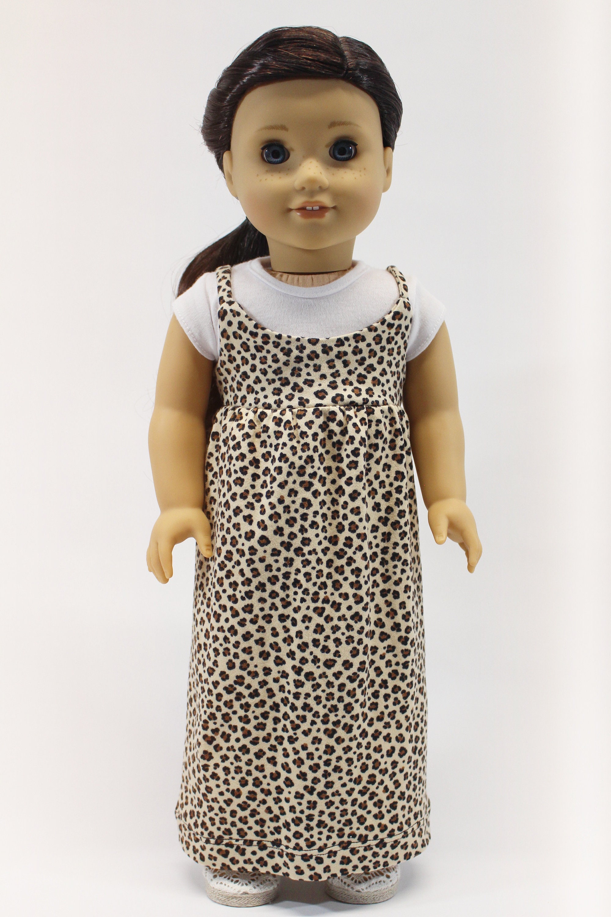 Animal print spaghetti strap dress sale