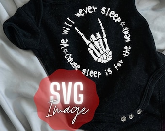 We will never sleep svg, png, jpg emo metal post hardcore screamo kid svg, rock metal emo screamo svg, Svg Files for Cricut
