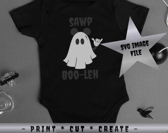 Mickey Ghost Shaka, Hawaiian Pidgin SVG image and clipart | Hawaiian Disney SVG, Hawaii Baby SVG, Local Hawaiian Cricut Files, Digital Image